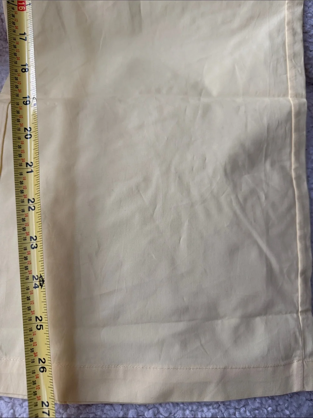 PARKE Yellow Double Boxer Cotton Button-Front Lounge Pants Size L NWOT